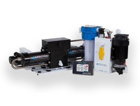 SPECTRA VENTURA 150C WATERMAKER The Ventura 150c operates anywhere in the world and delivers over 6 gallons (24 liters) of fresh drinking water an hour.