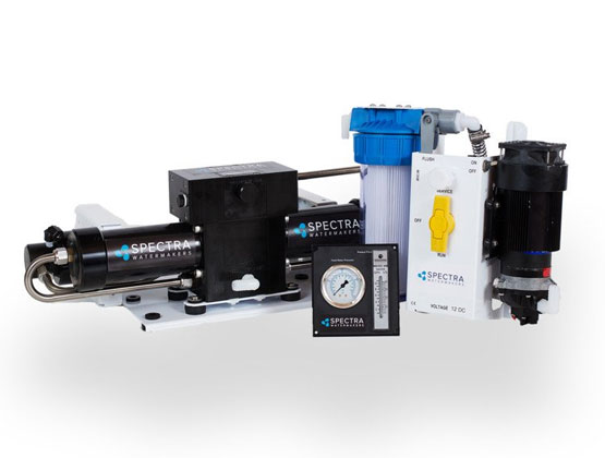 SPECTRA VENTURA 150 WATERMAKER At only 3 kg / 7 lbs, the Spectra Ventura 150 watermaker is light enough to carry aboard any vessel. Designed for 7 - 20 people in emergency situations.