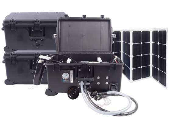 Spectra Fight Ready 360 Watermaker A powerful self-contained watermaker system that can run on virtually any power source