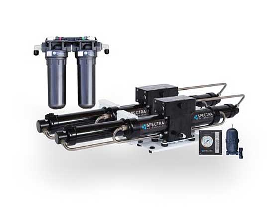 SPECTRA LB 400 The LB 400 is one of the most advanced, energy efficient, and easy-to-use reverse osmosis watermakers available