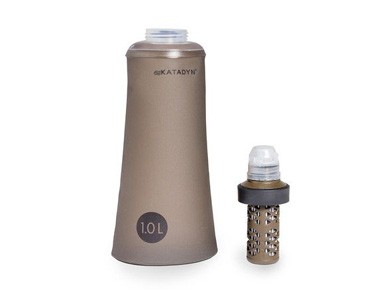 The Katadyn BeFree Hero Fast Flow is an ultralight and fast water purifier. 
This filter comes with a flow rate of up to 1L/min.