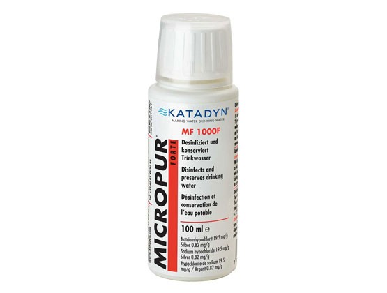 Essential item for any traveller to avoid contaminated water (e.g. brushing teeth, drinking water).
