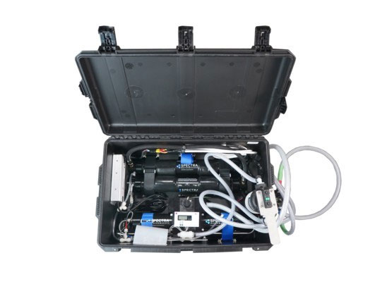 SPECTRA AQUIFER 360 EXPEDITION The Aquifer 360 Expedition is built into two rugged, military grade molded plastic cases